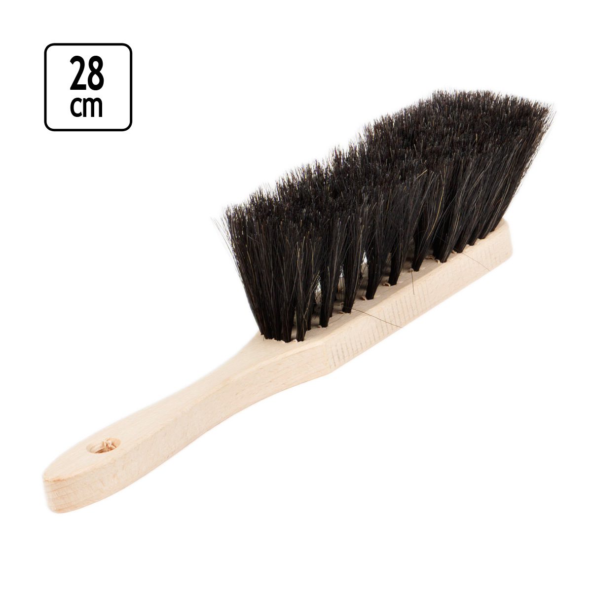 Nölle Profi Brush Handfeger Nölle Naturborsten Unbehandeltes Holz 28 Cm