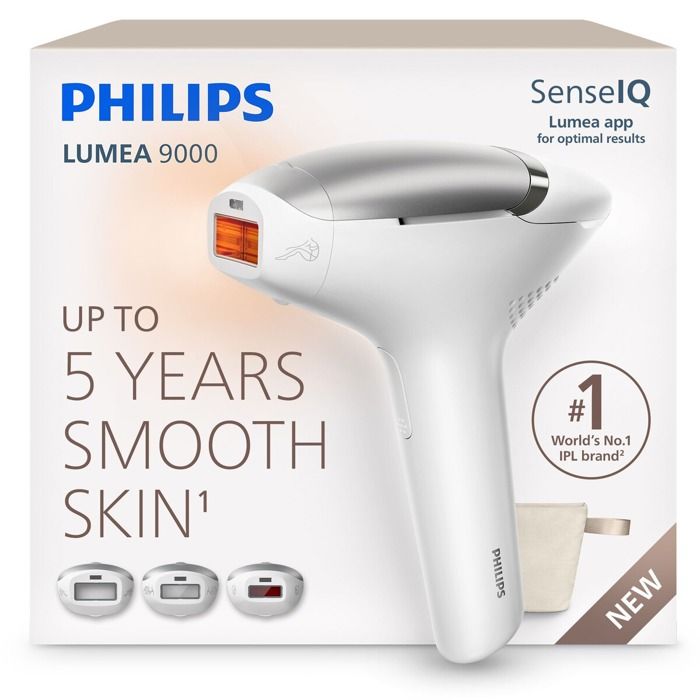 Philips Weiß Ipl-Haarentferner "Philips Lumea Series 9000 Bri936/00 Neuheit" 3 Aufsätze (Empfindliche Bereiche Körper Gesicht) von Baur - Image 5