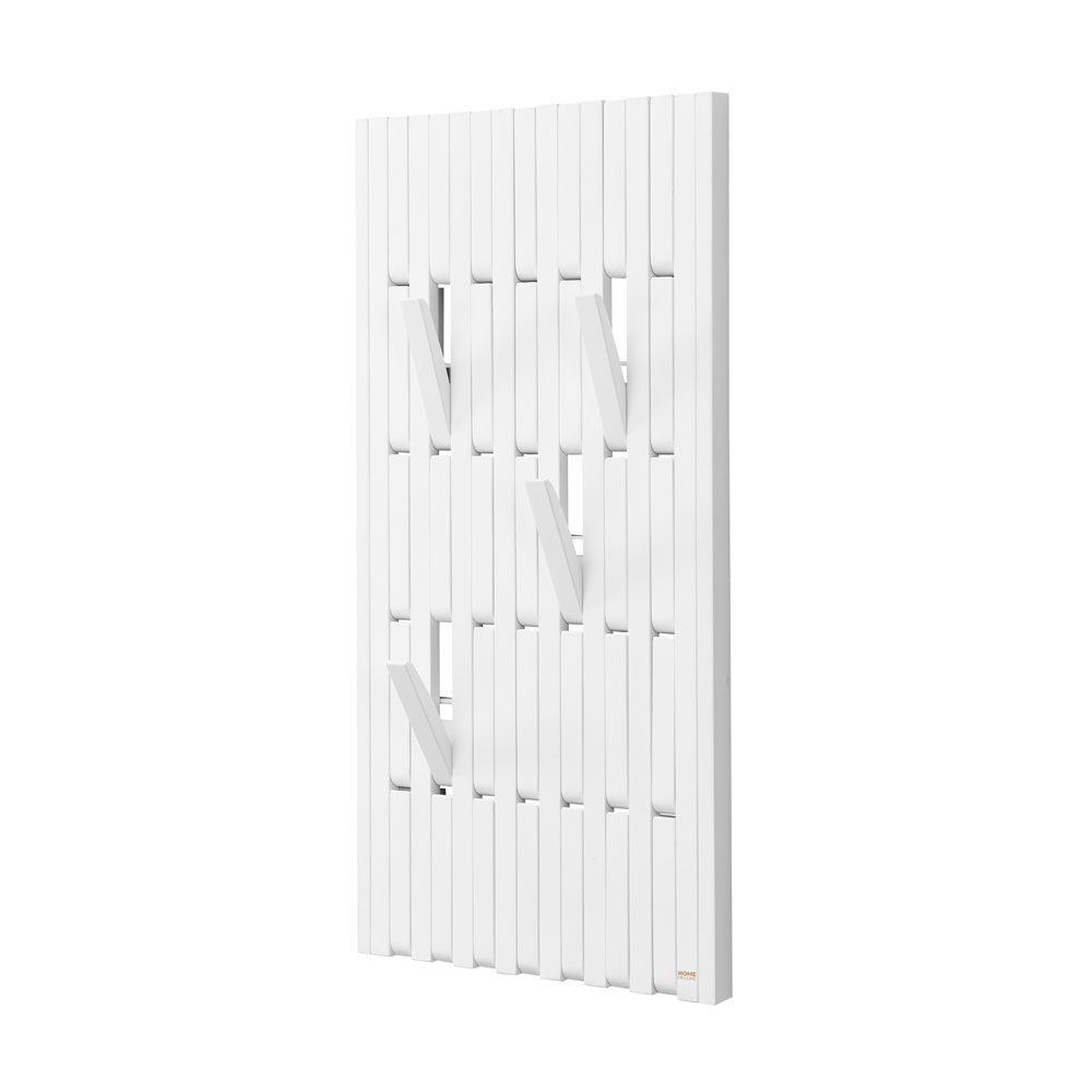 Home Deluxe - Panneau de vestiaire quest blanc - 55 x 4 x 105 cm