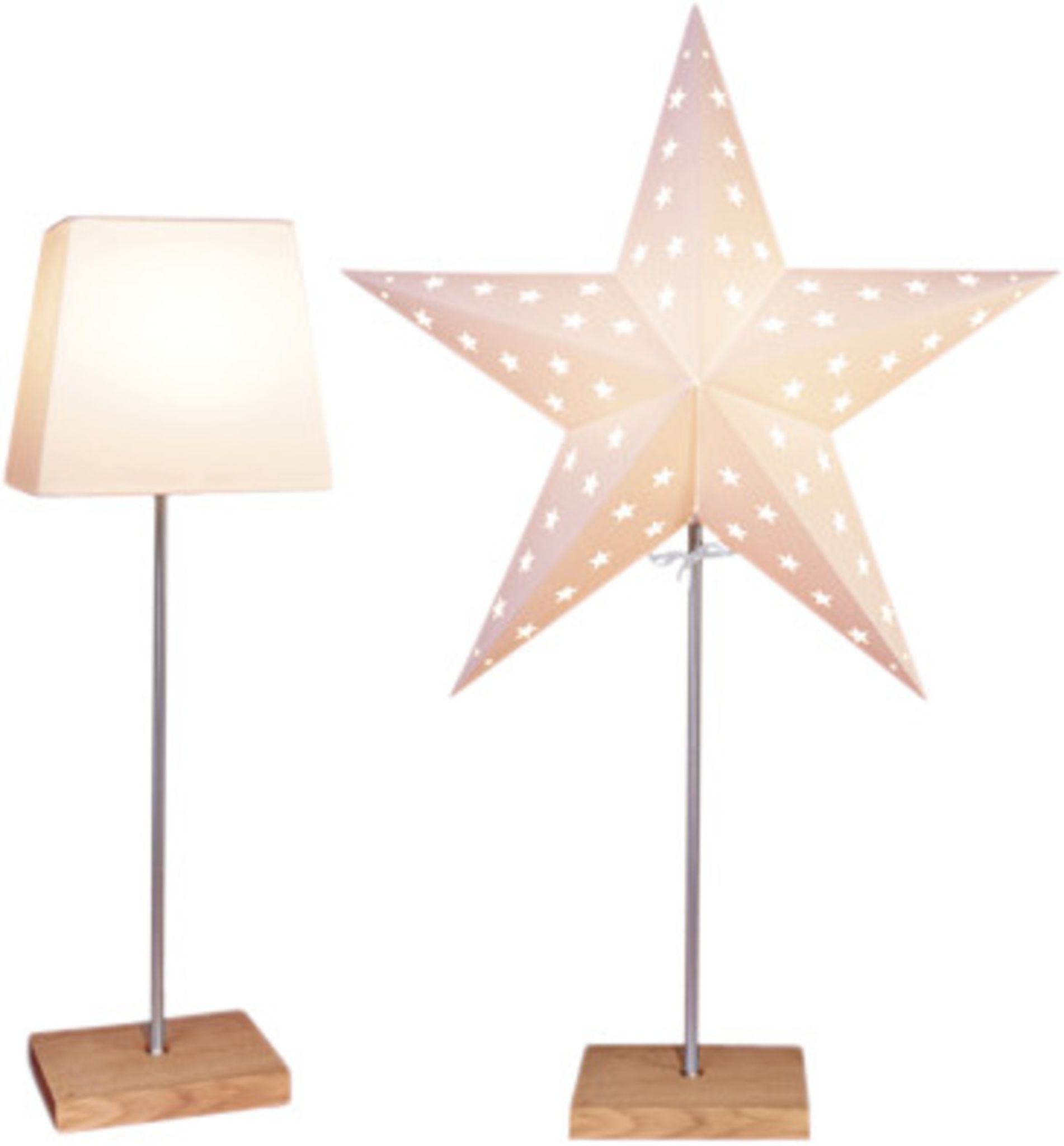 Best Season Weiß Tischlampe Leo Von Star Trading, 3D Papierstern