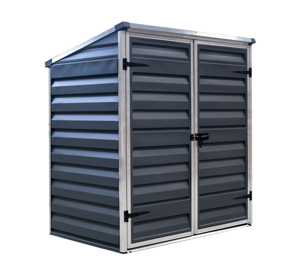 Palram - Canopia Schwarz Palram-Canopia - Aluminium Gerätebox Voyager 90X139x147 Cm