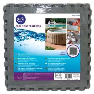Gre -Pools Puzzlematte Grau 50X50 Cm Dicke 8 Mm