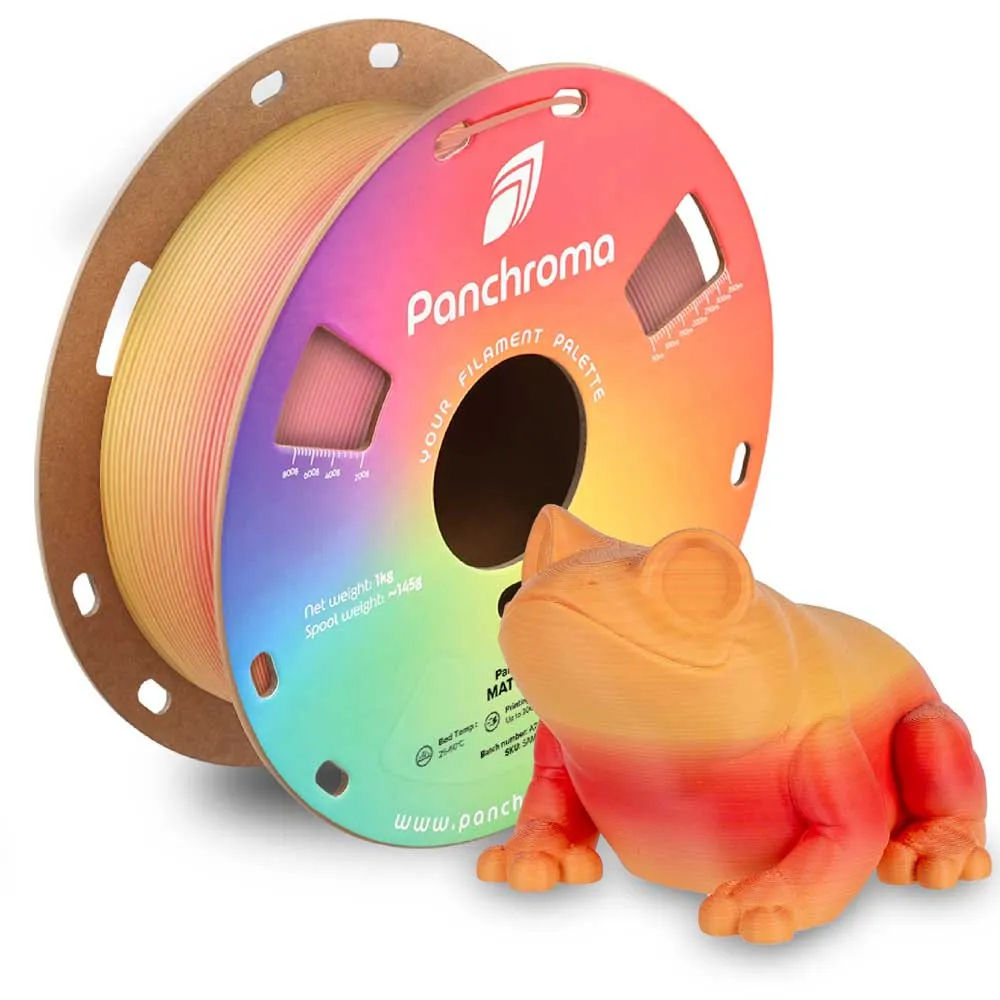Polymaker Mehrfarbig 3D-Druckerfilament Panchroma Gradient Matte Biokunststoff 1 Kg - Bild 5