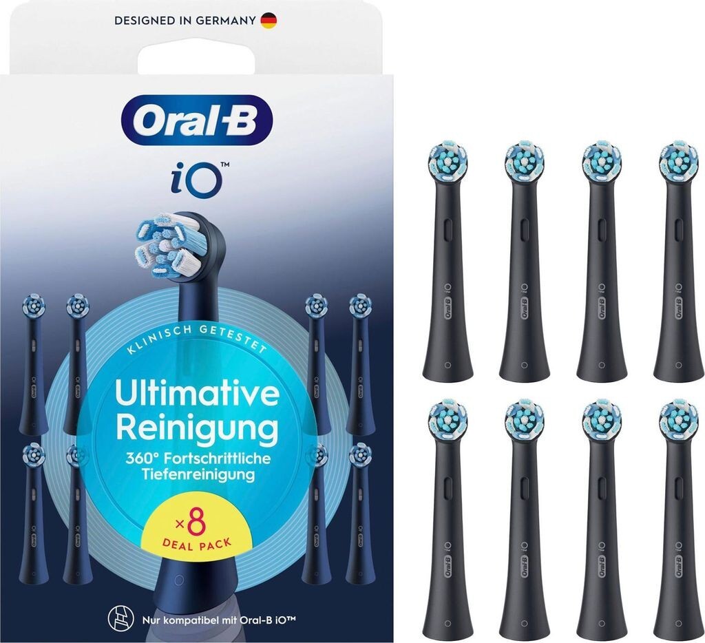 Oral-B Io Ultimative Reinigung, Black, 8Er Billboard Aufsteckbürsten 8700216778640 - Image 6