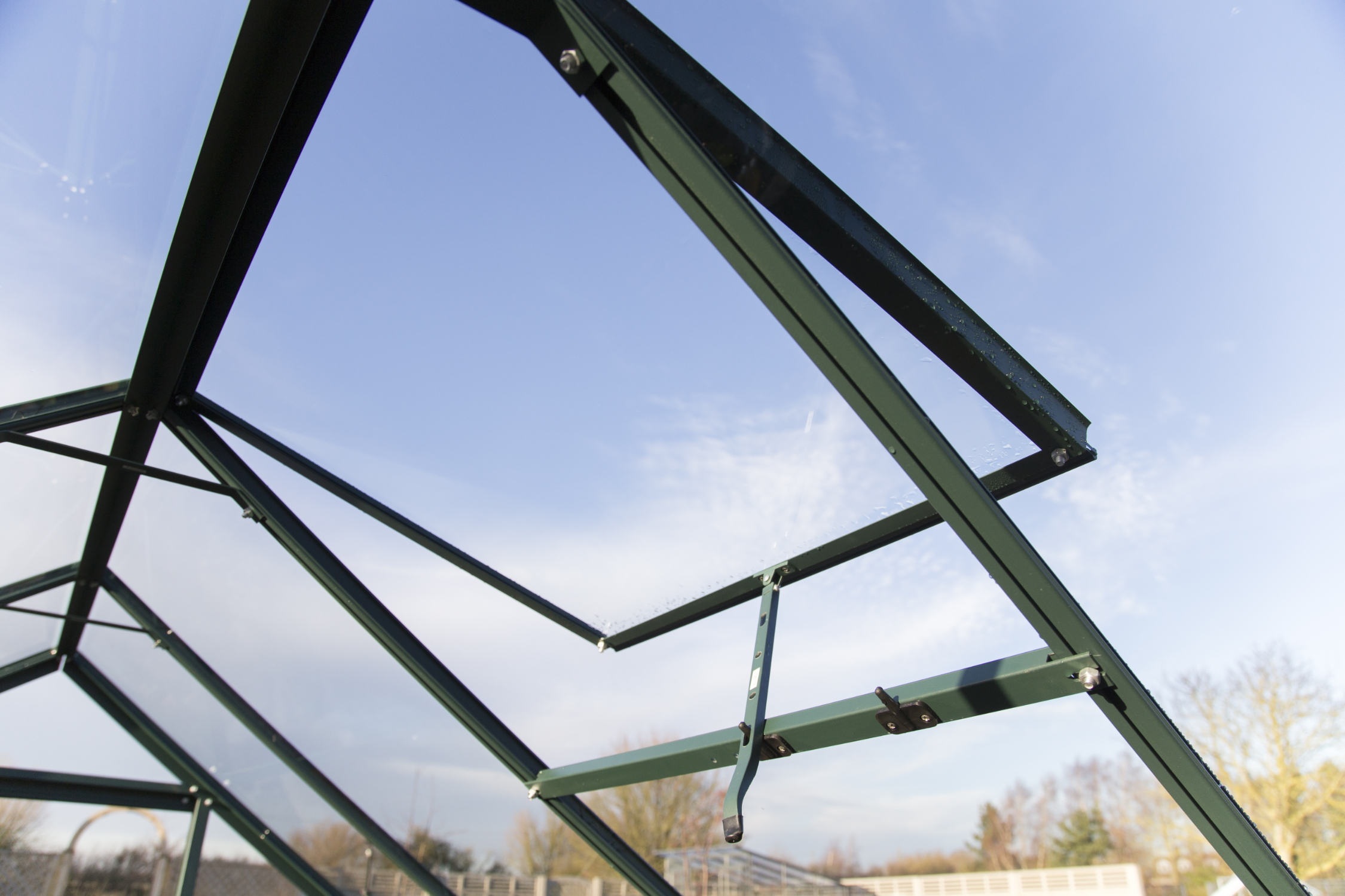 Vitavia Aluminium Dachfenster ohne Verglasung-dunkelgrün - Image 3