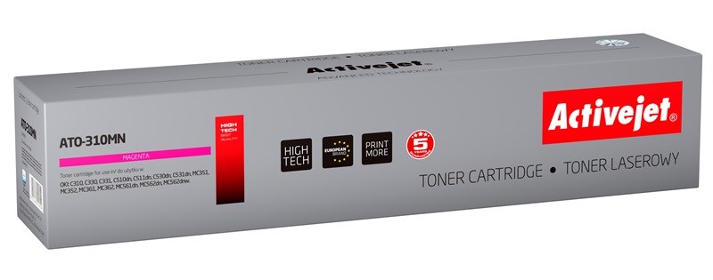 Activejet Mehrfarbig Toner Für Oki 44469705 Neu Ato-310Mn