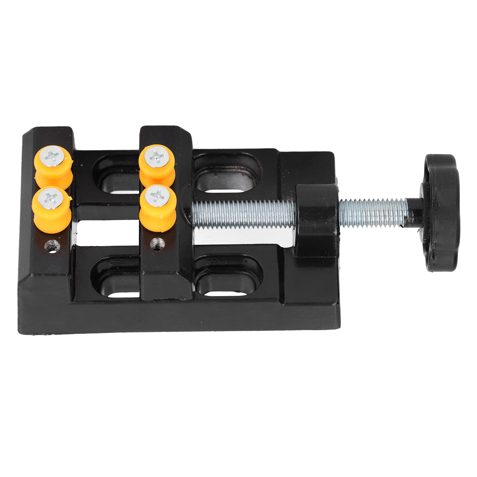 Étau de perceuse en alliage d'aluminium, serrage 55 mm, 122 x 62 x 36 mm, 4 vis et 4 pinces