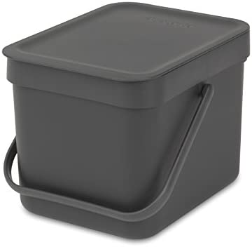 Mülleimer 6 L Grau - Sort & Go - Brabantia