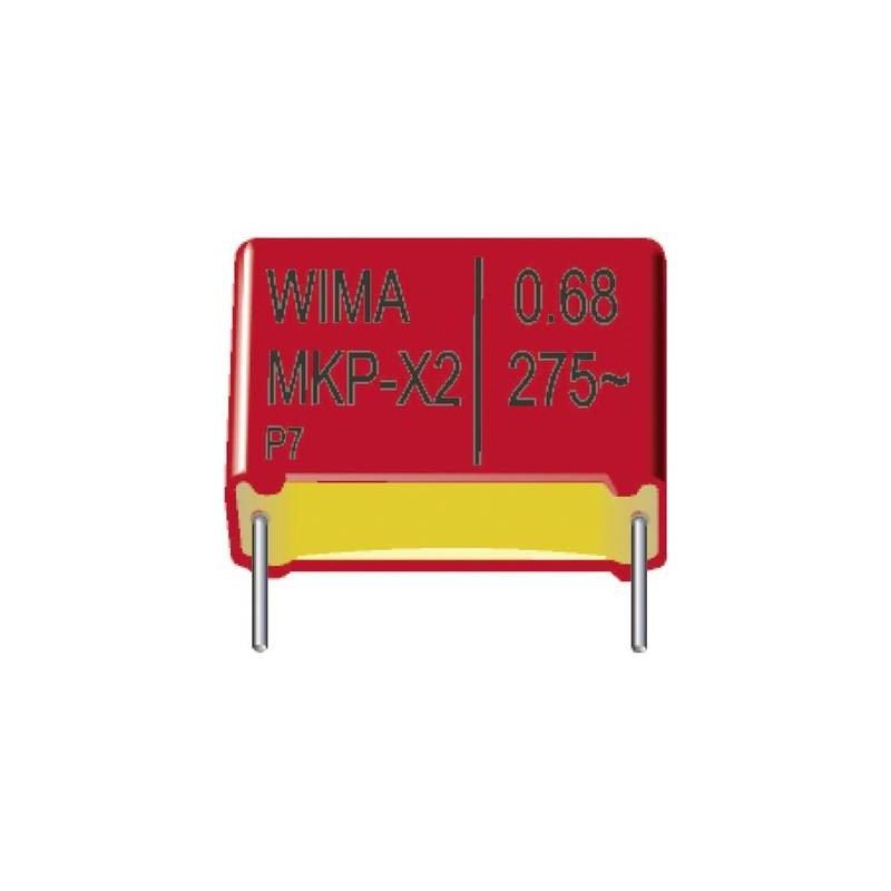 Wima Mkp 10 3,3uf 5% 630v Rm37,5 1 Pz. Condensatore Mkp Radiale 3.3 Μf 630 V/dc 5 % 37.5 Mm (l X L X A) 41.5 X 24 X 45.
