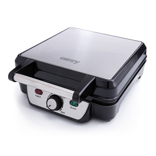 Camry Premium CR 3025 Waffeleisen 1500 W, 4 Waffeln, schwarz/Edelstahl - Image 6
