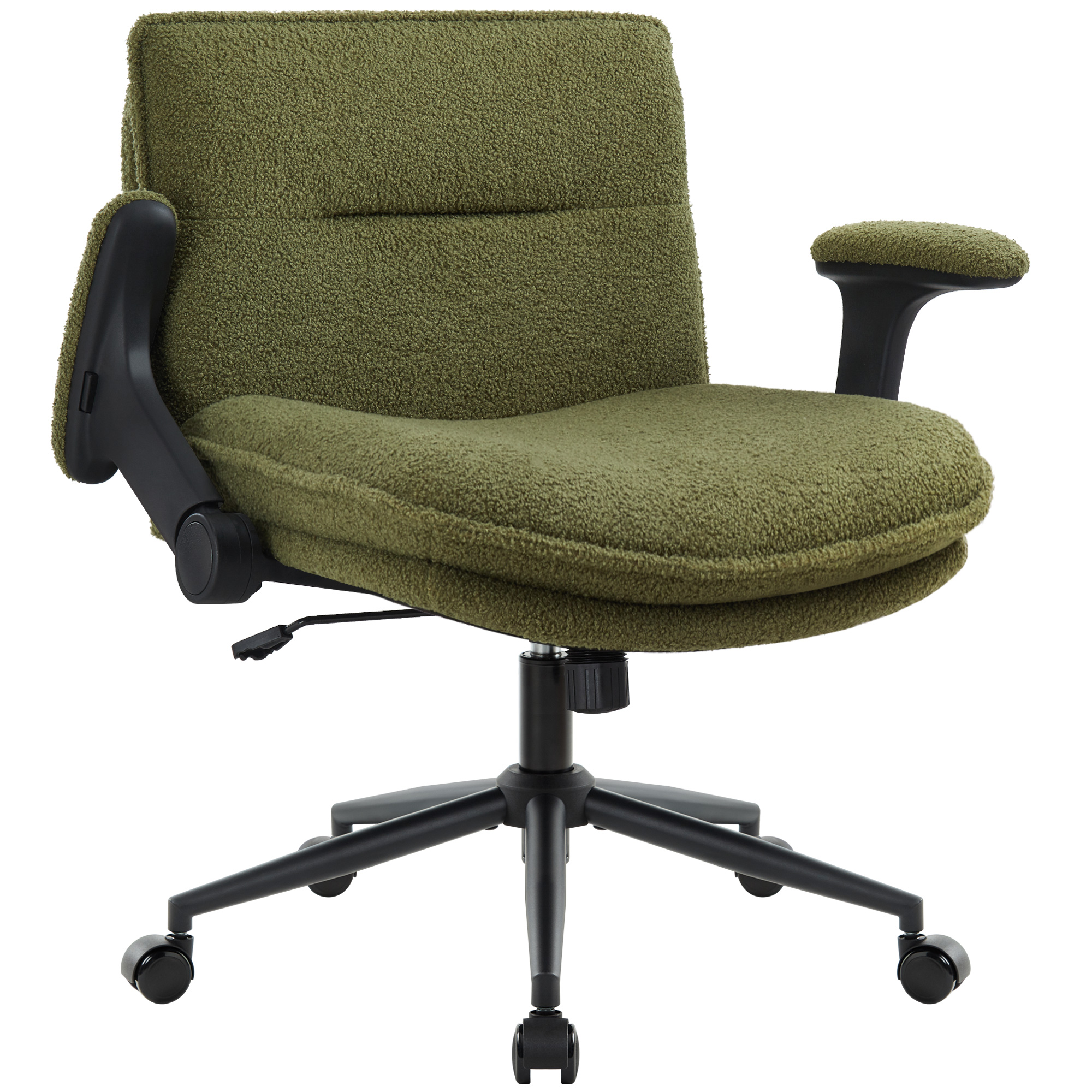 Iwmh Chaise De Bureau, Fauteil De Bureau Avec Accoudoirs Pliables