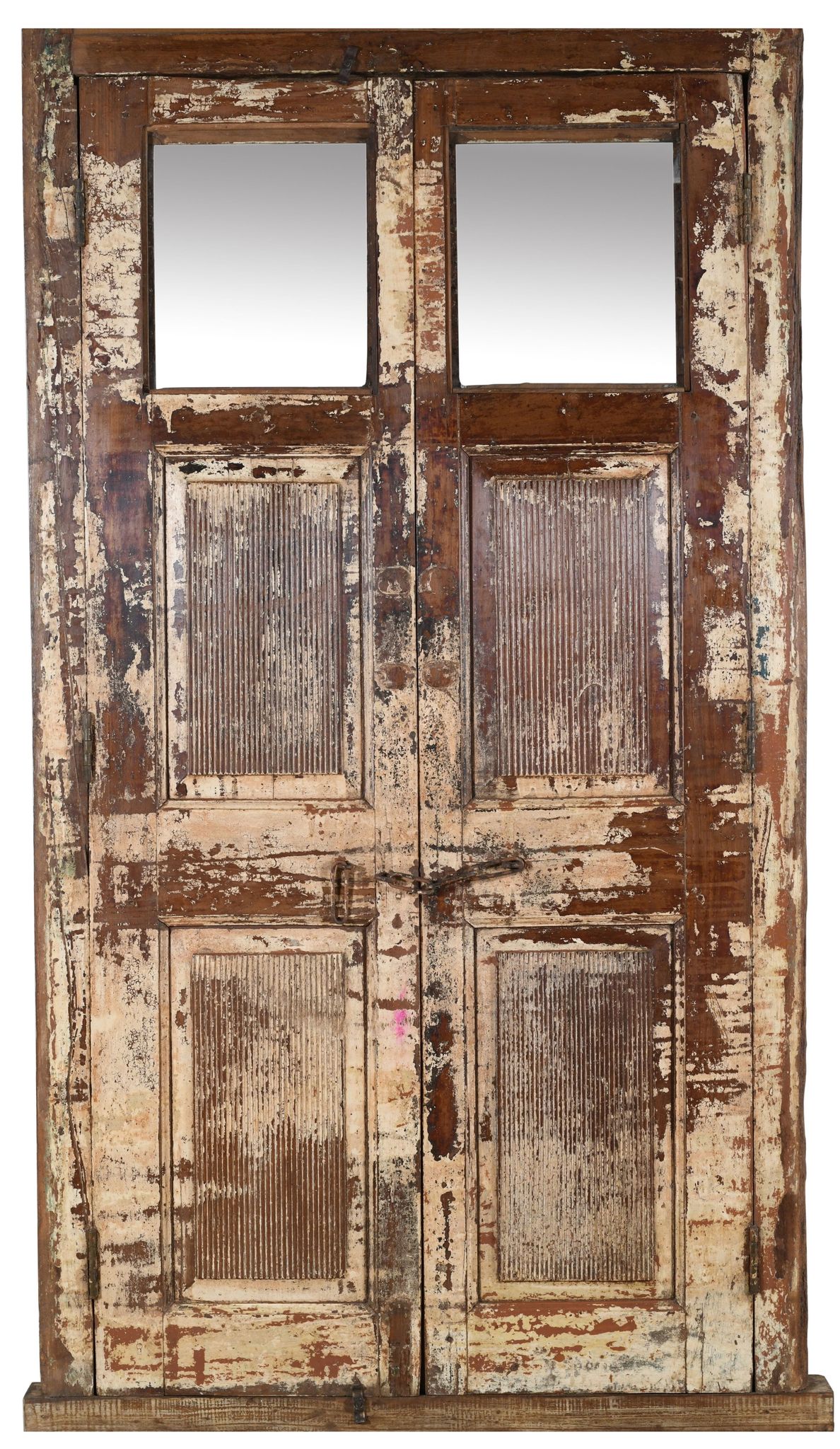 Porta Portone In Legno Massello E Ferro Da Interno O Da Esterno Vec...