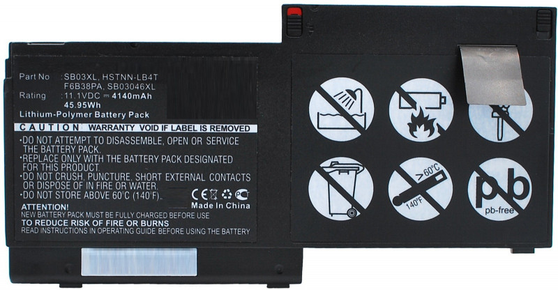 Microbattery Coreparts-Akku Für Hp 717378-001