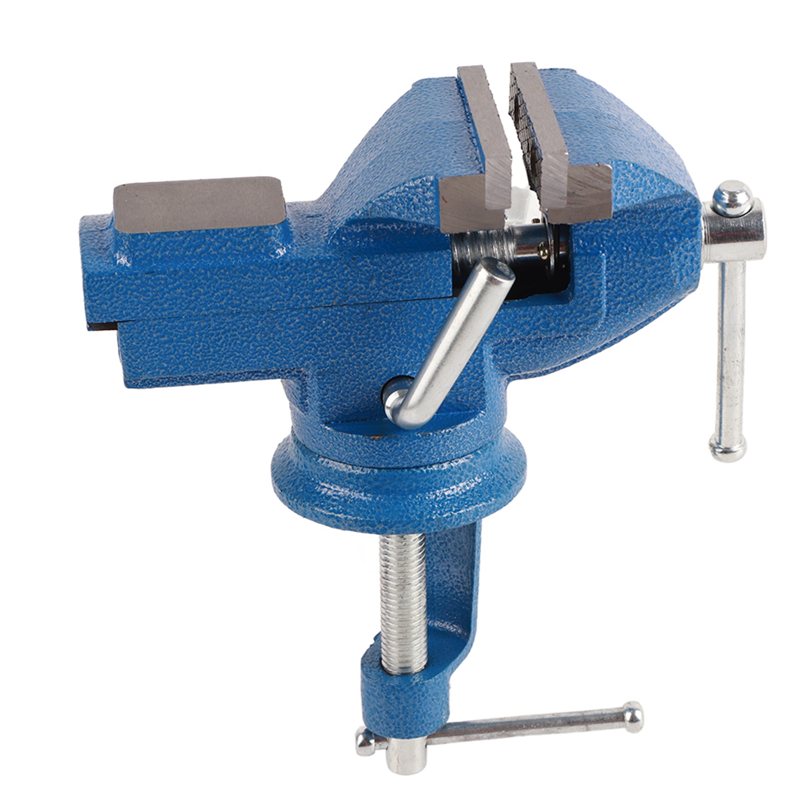 Étau d'établi à serrage rapide WINS, mâchoires 60 mm, acier 45#, base rotative