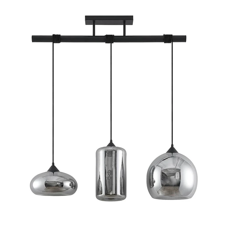 Gebraucht] Lindby Arloris Pendellampe Pendelleuchte Lampe Leuchte 3 Flammig Glasschirm 60 W B-ware