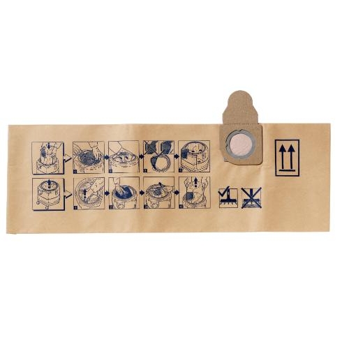 Nilfisk Mehrfarbig Filtersack Aero 600-840 5 Stück Staubsaugerbeutel Industriestaubsauger
