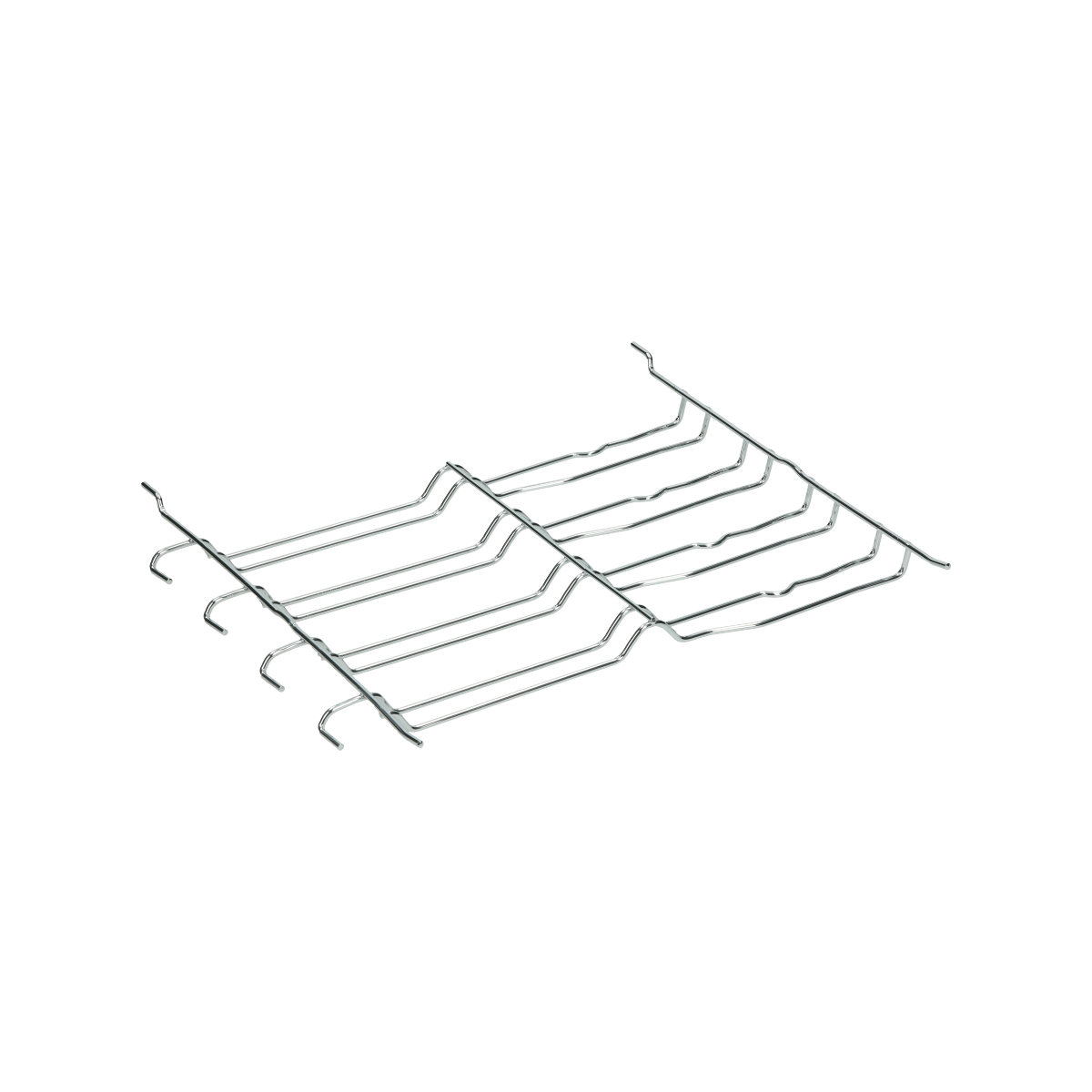 Whirlpool Versilbert Ersatzteil - Haltegitter Links Für Backbleche, Original - Bauknecht, Ignis, Laden, Ikea, Kitchenaid, Privileg