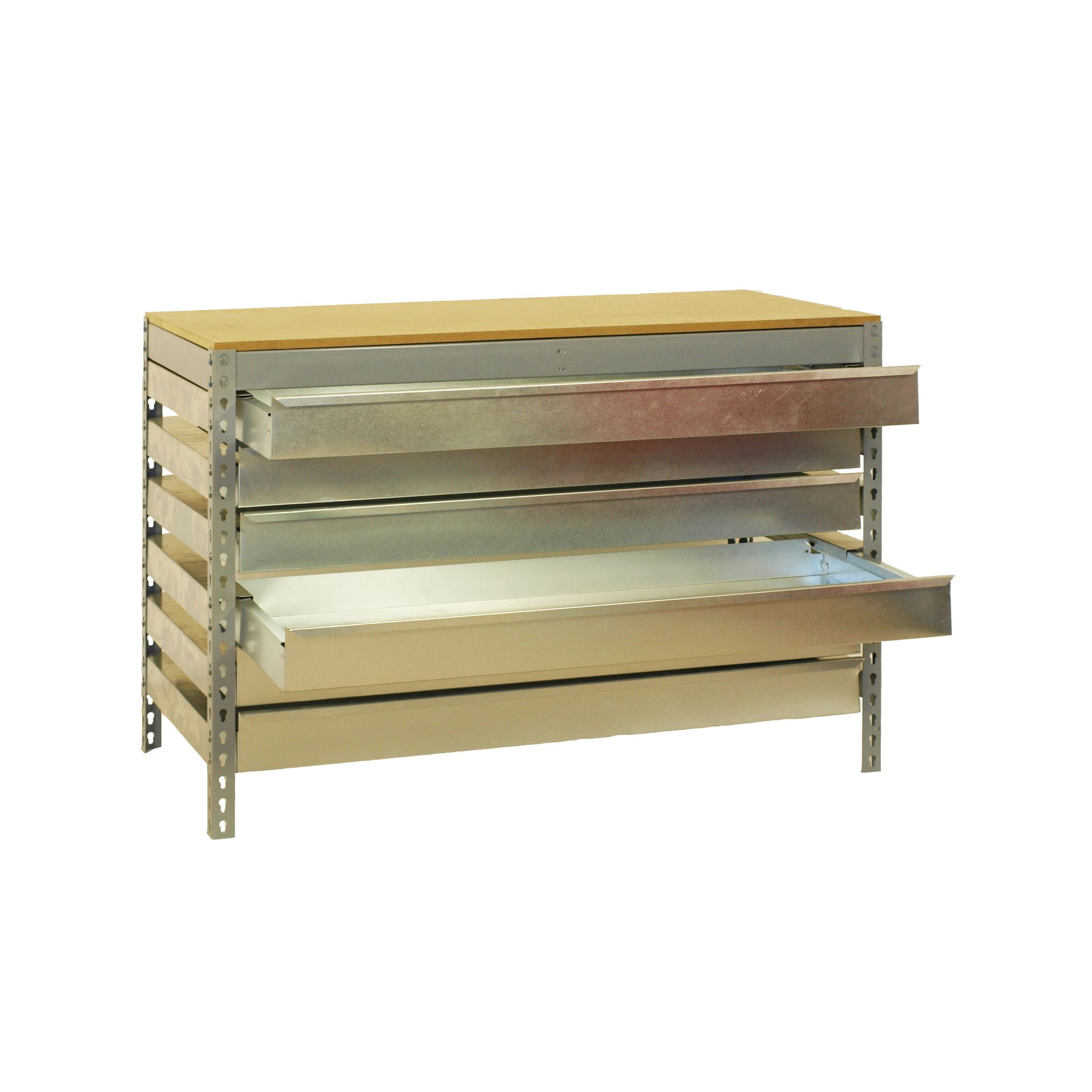 SIMONRACK Werkbank SIMONWORK BT5 BOX Stahl Grau Größe 6 - Bild 2