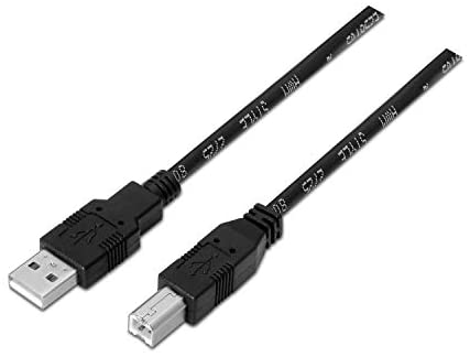 Aisens Schwarz A101-0006 - Usb 2.0 Druckerkabel 1,8 M,