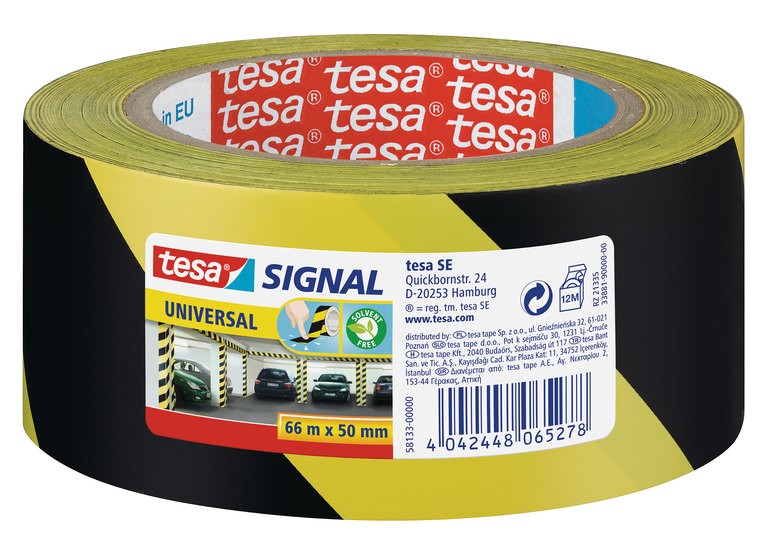 Tesa Gelb/Schwarz Signalklebeband 58133-00000 50Mmx66m Bedruckt 164230290 - Image 9