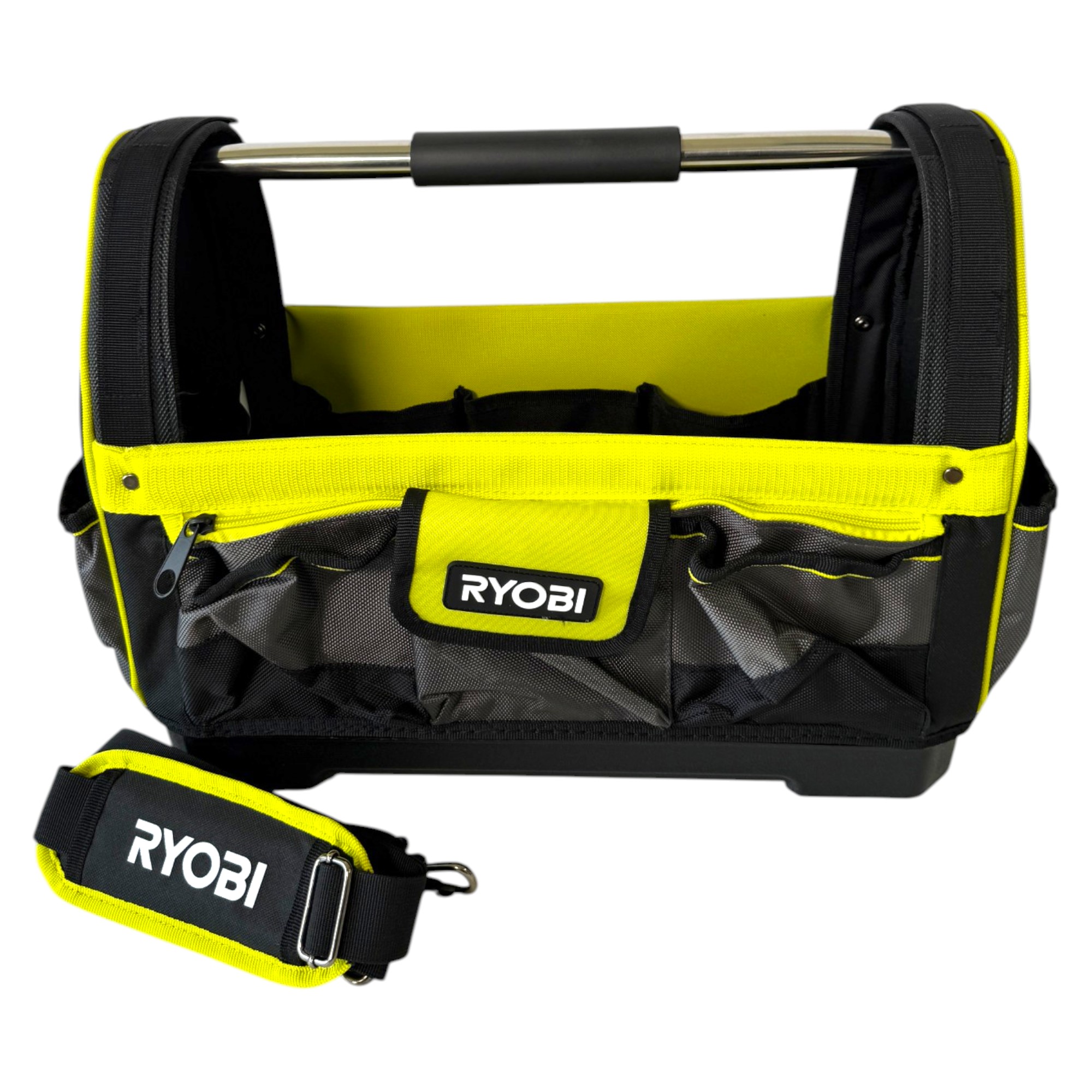 Ryobi Grün Rsslot1 Offene Werkzeugtasche, 38 Liter, 13 Taschen, 220 X 365 X 470 Mm