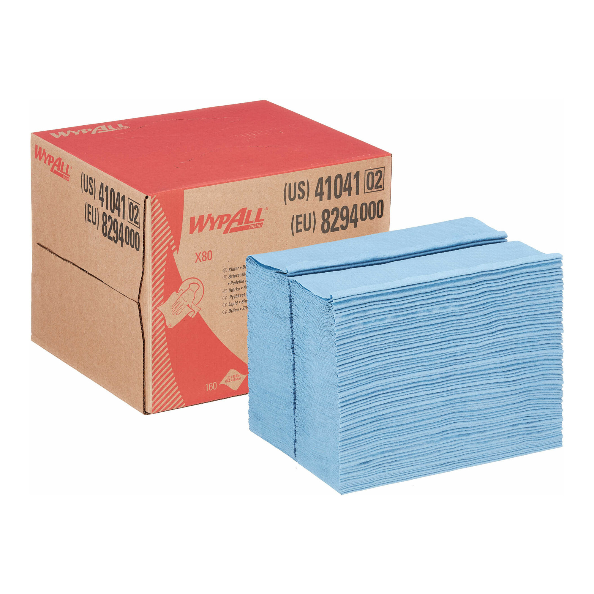 Wypall Blau Wischtuch ® X80 8294 L.ca.427 Mmxb.ca.282mm 1-Lagig Box - Image 2
