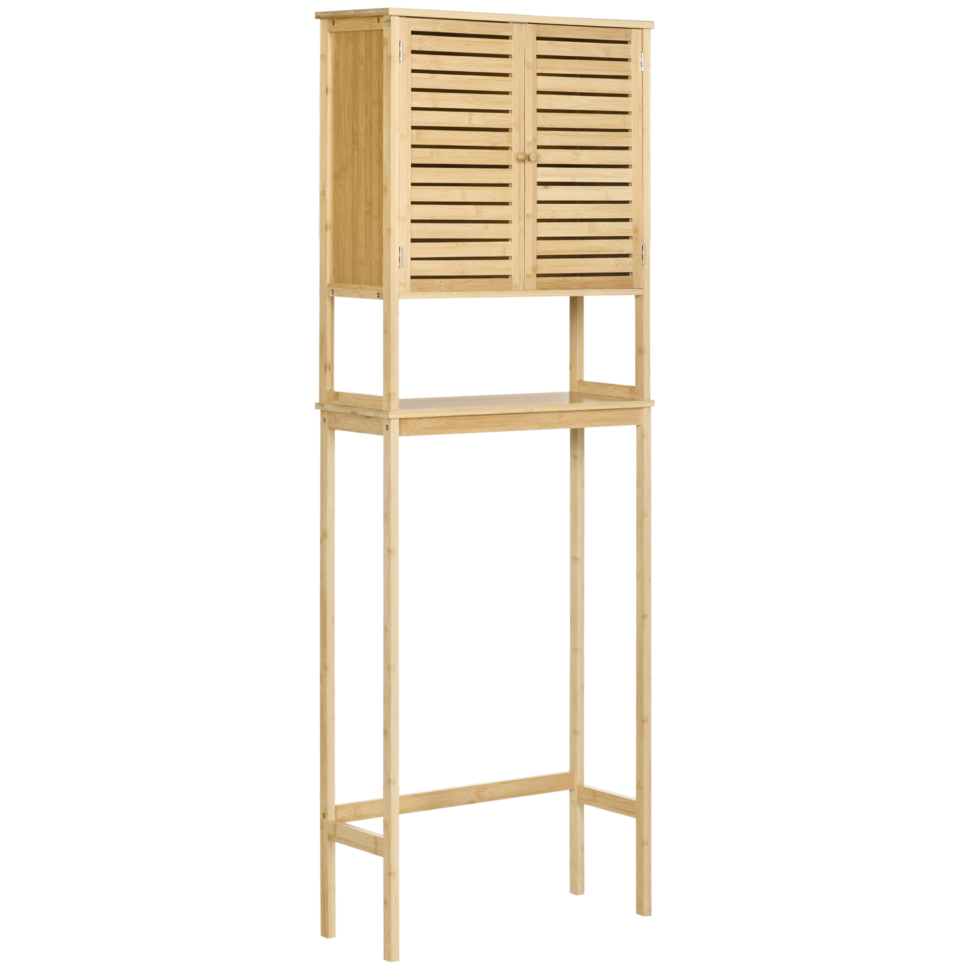 Kleankin - Meuble Wc Meuble Dessus Toilettes Style Cosy Dim. 60l X 23l