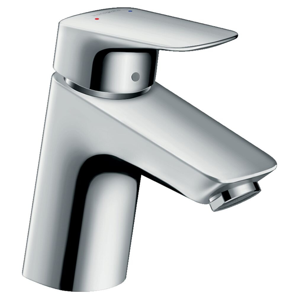 hansgrohe Waschtisch-Einhebelmischer 70 Logis mit Push-Open-Ablaufgarnitur, chrom