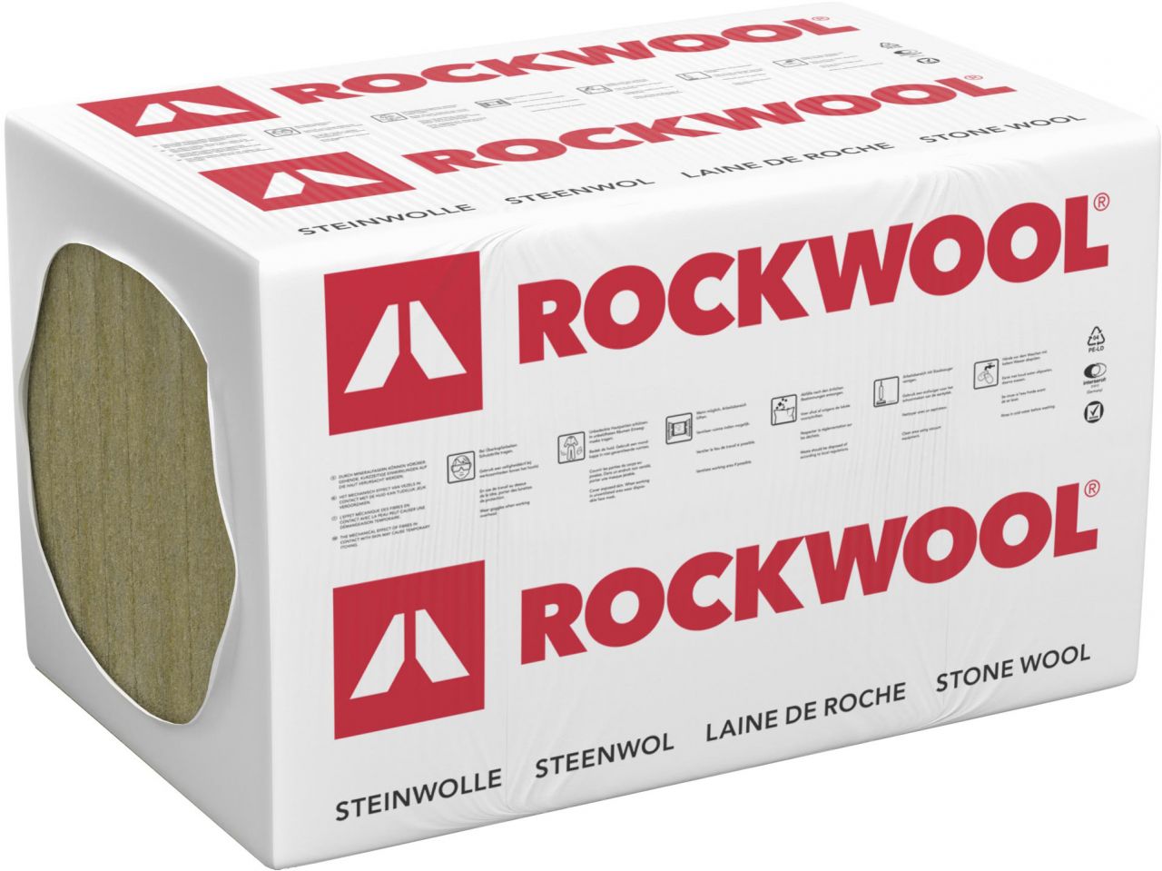 Rockwool Trennwandplatte Sonorock Steinwolle Wlg 040 Dämmstoffplatten
