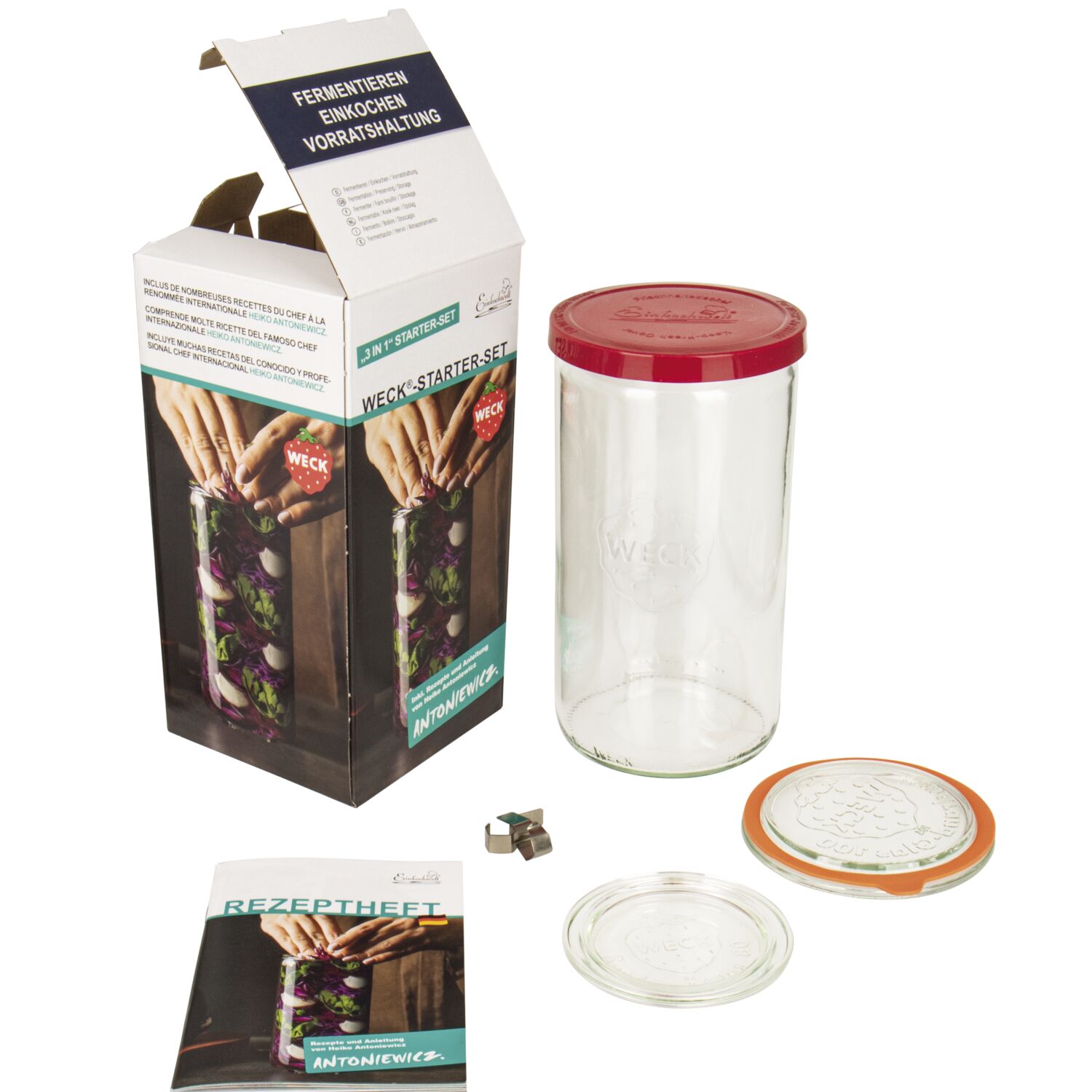 Weck Transparent Fermentier-Set, Einmachgläser, - Image 2