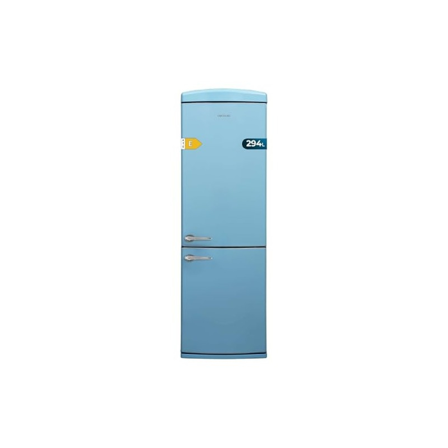 Cecotec Frigorifero Combi Retro Blu 60,5 Cm Di Larghezza