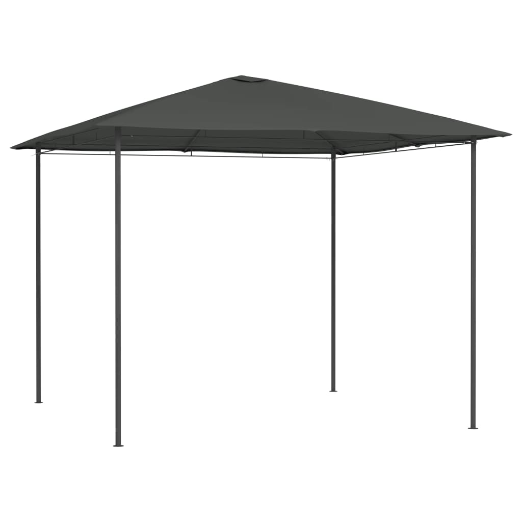 Pavillon 3x3x2, 6 M Anthrazit 160 G/m² - Vidaxl