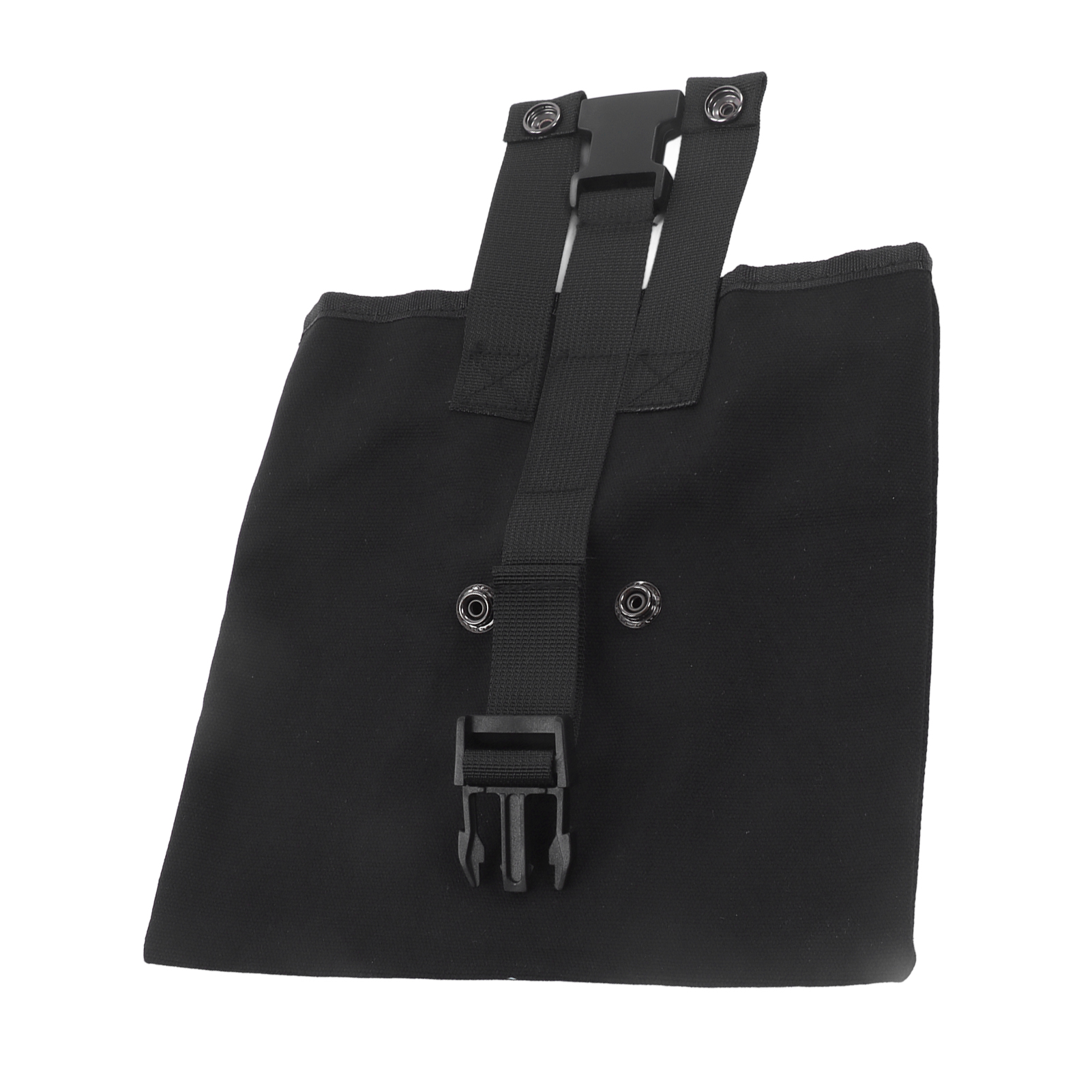 Sac de cueillette à porter à la taille en toile Oxford, 21,5 x 21 cm, noir