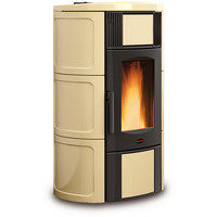 Termostufa A Pellet La Nordica Extraflame Mod. Iside Idro 2.0 19 Kw Pergamena Cod. 16095
