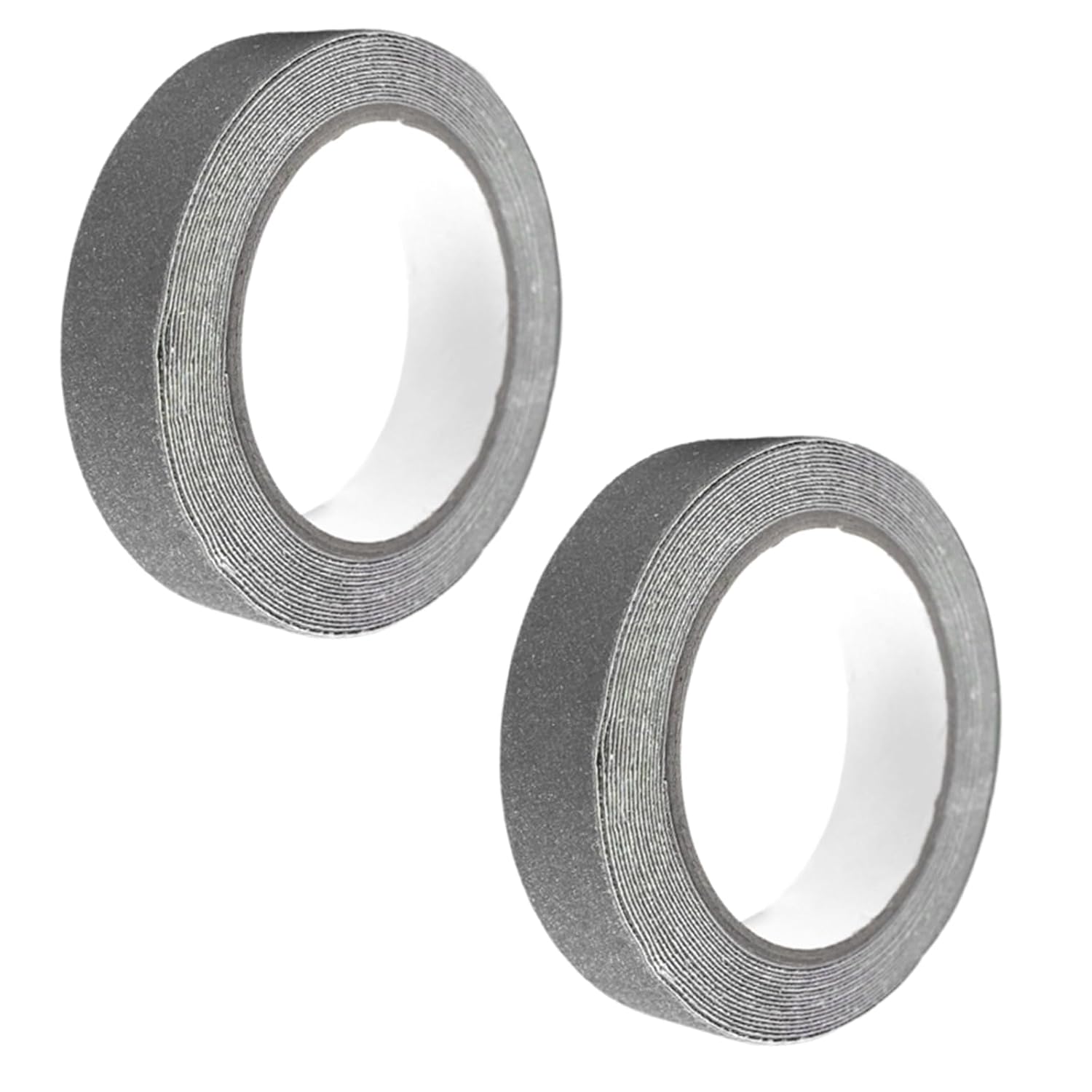 Ruban antidérapant adhésif pour escaliers, intérieur extérieur, 25 mm x 5 m, gris, lot de 2