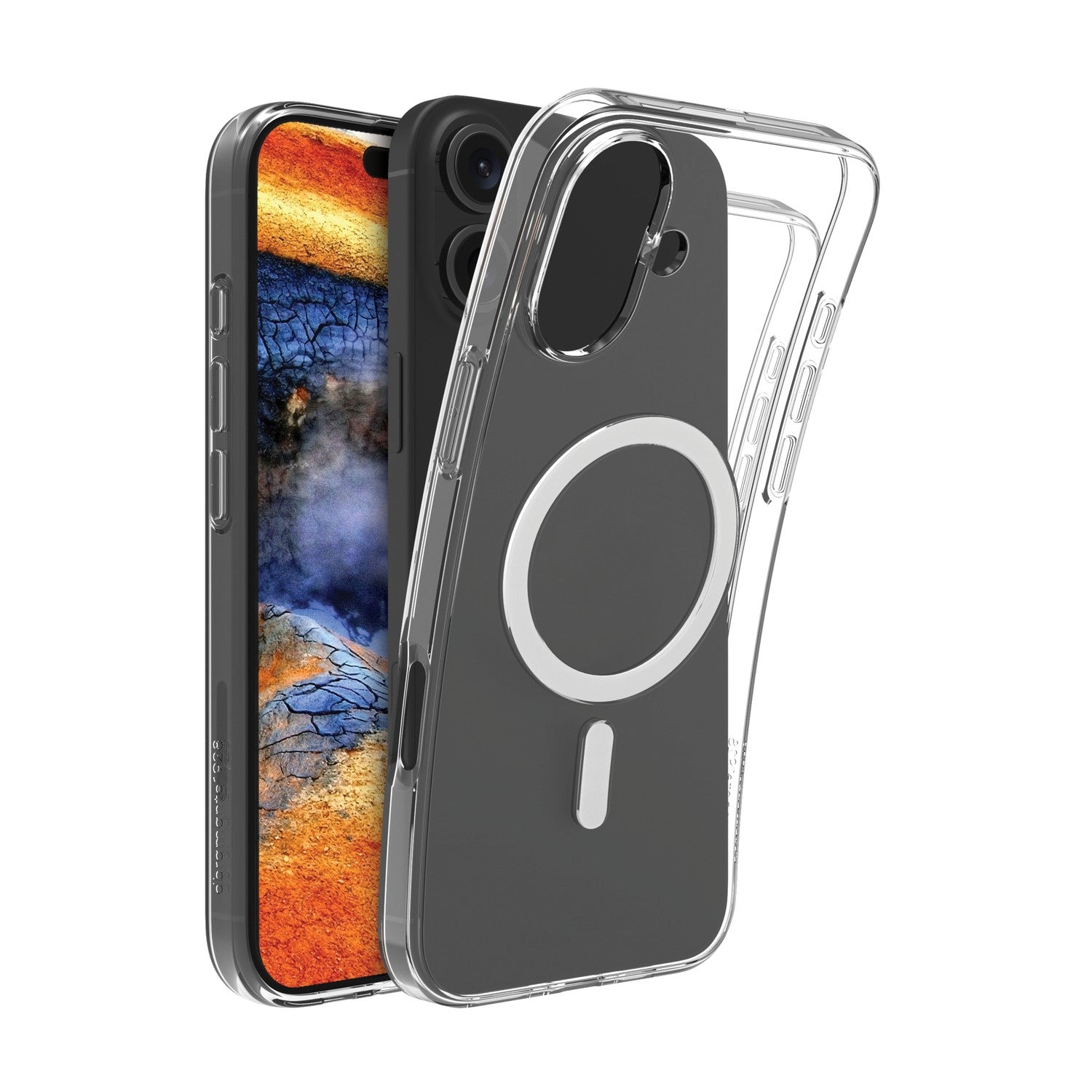 Northix Dbramante1928 Greenland Pro Ms - Schutzhülle Für Iphone 16 Kompatibel Mit Magsafe (Transparent)