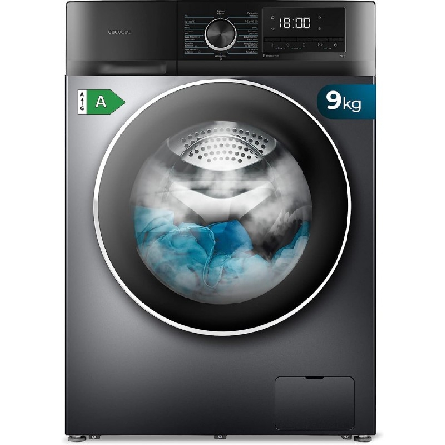 Machine à laver Cecotec Bolero DressCode 9500 Inverter 9 kg