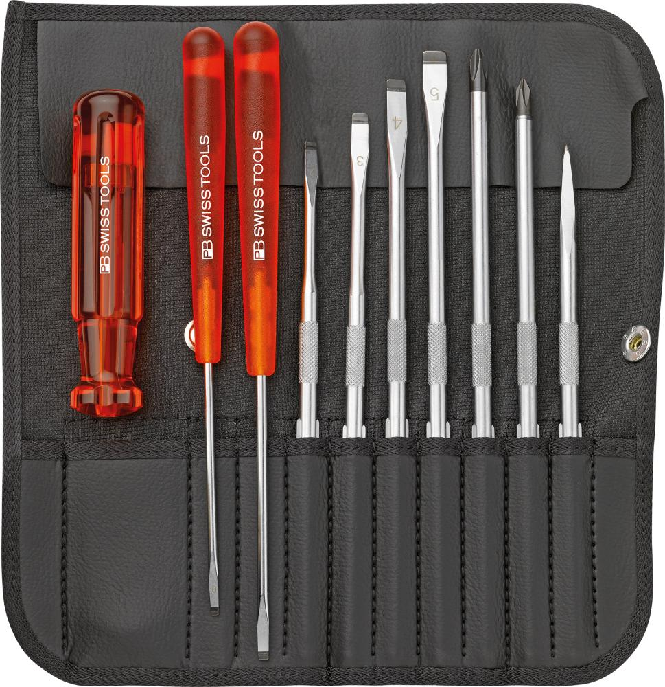 Fp Pb Swiss Tools Wechselklingen-Satz 10-Teilig In Rolltasche
