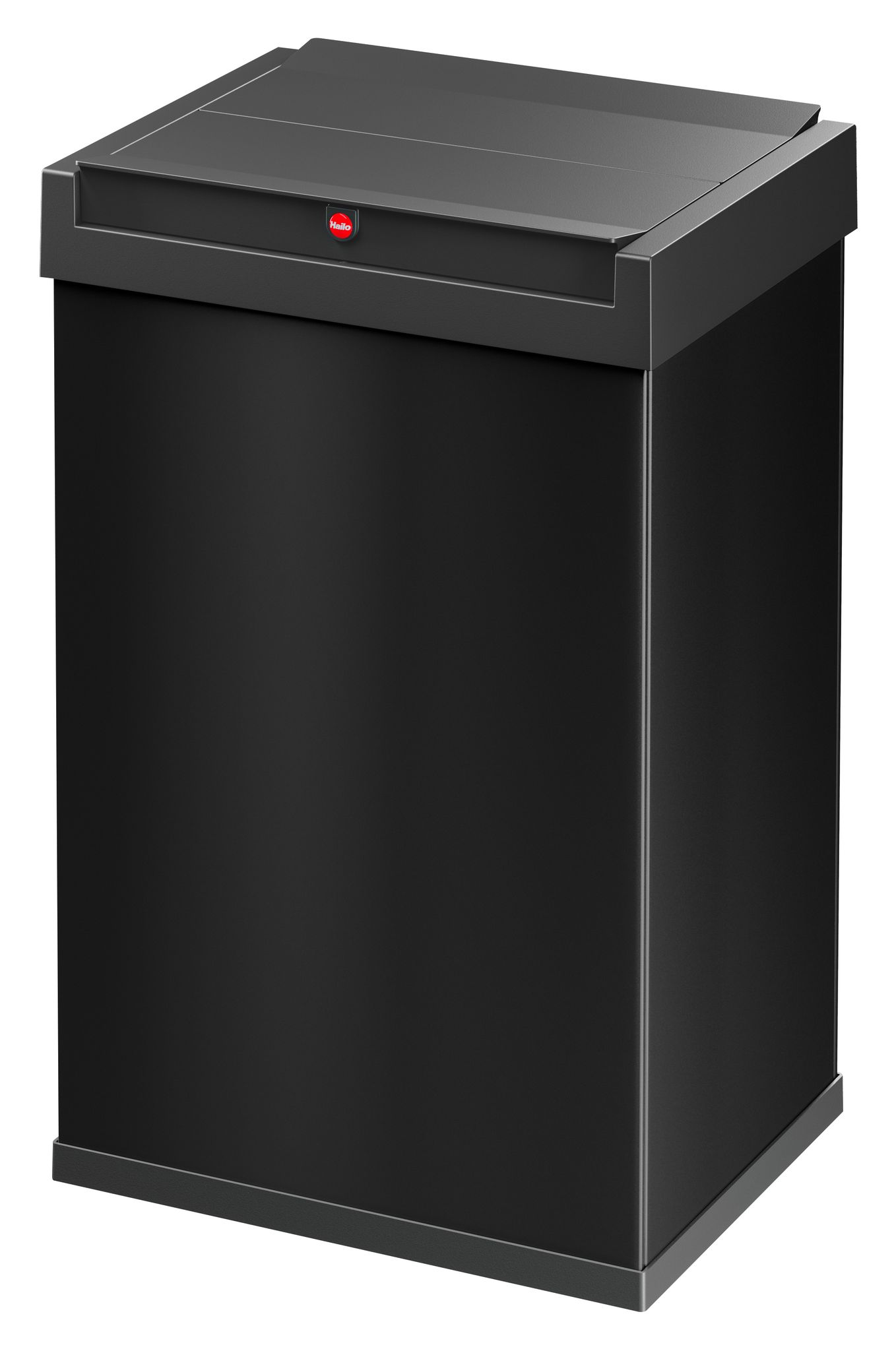 Hailo - Abfalleimer Big-box Swing L 35l Stahlblech Schwarz 1 Sortierfach