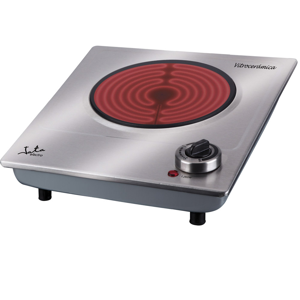 Jata Versilbert Vitro Elektroherd 1 Platte D: 180 Mm 200 W Modell Mv-5311
