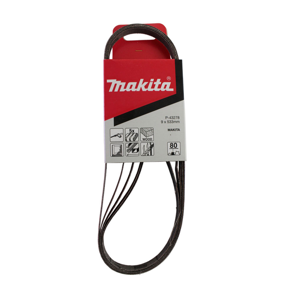 Makita Schleifband 9 Mm K60 5 St. - P-43278