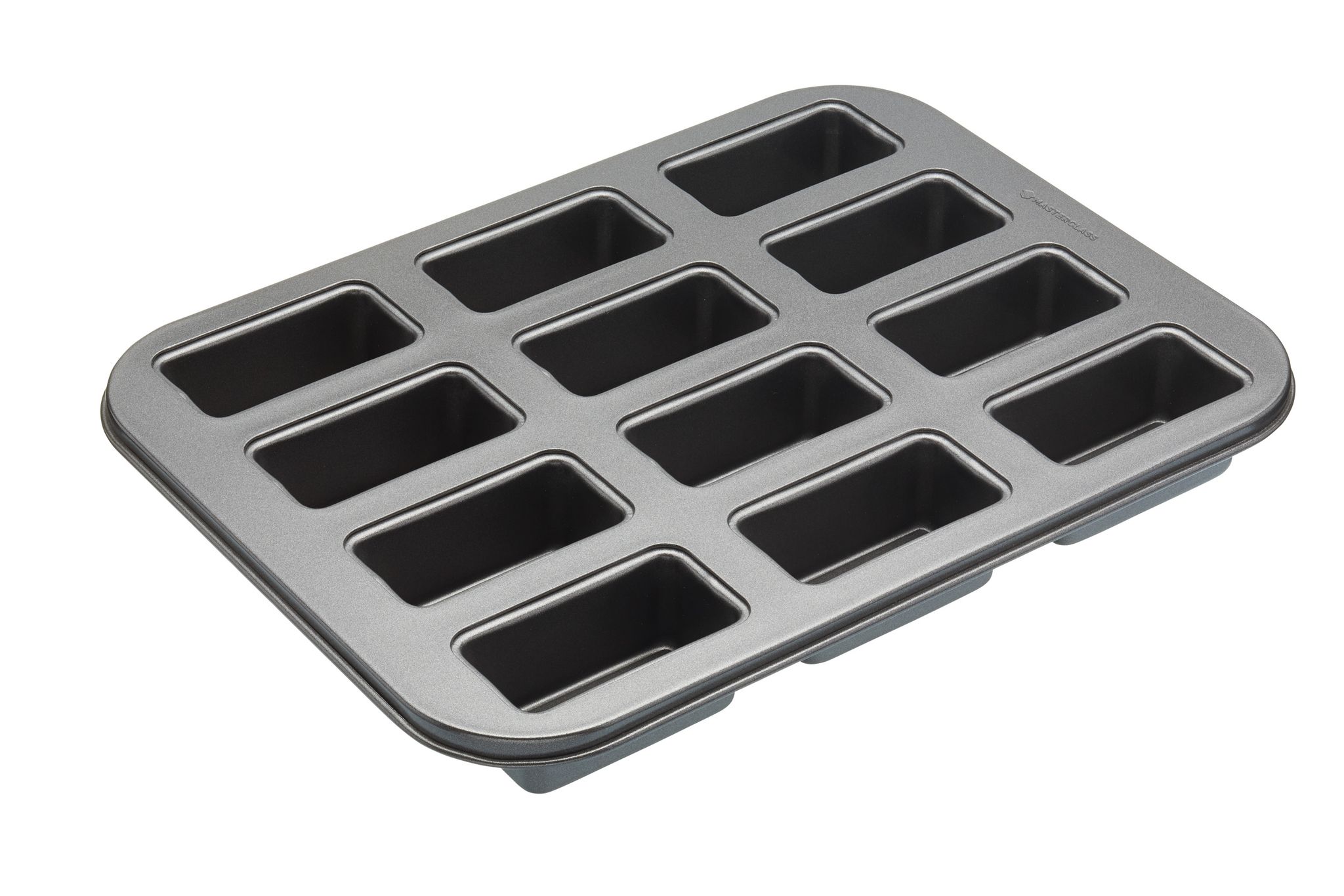 Masterclass Grau Kitchencraft Mini-Kuchen- Und Muffinform De Carbonstahl Antihaft Bpa Frei Dede 27 X 35,5 Cm 12 Löcher 8 X 4 Cm - Image 2