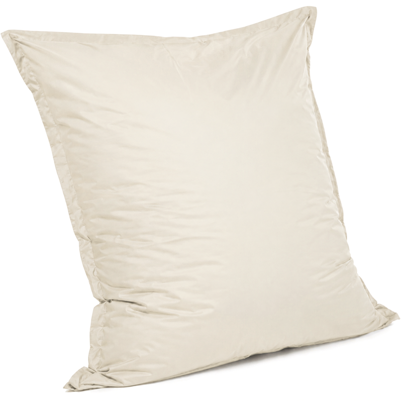 Pouf Extérieur Imperméable Anti-uv Déhoussable 120x160 Cm Beige