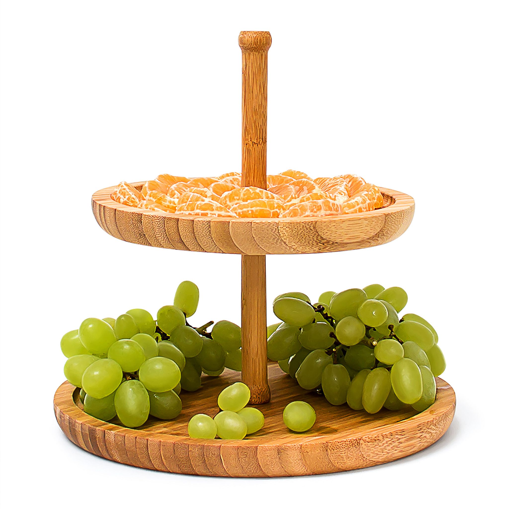 relaxdays Etagere "2-stufig" Holzart: Bambus (China)