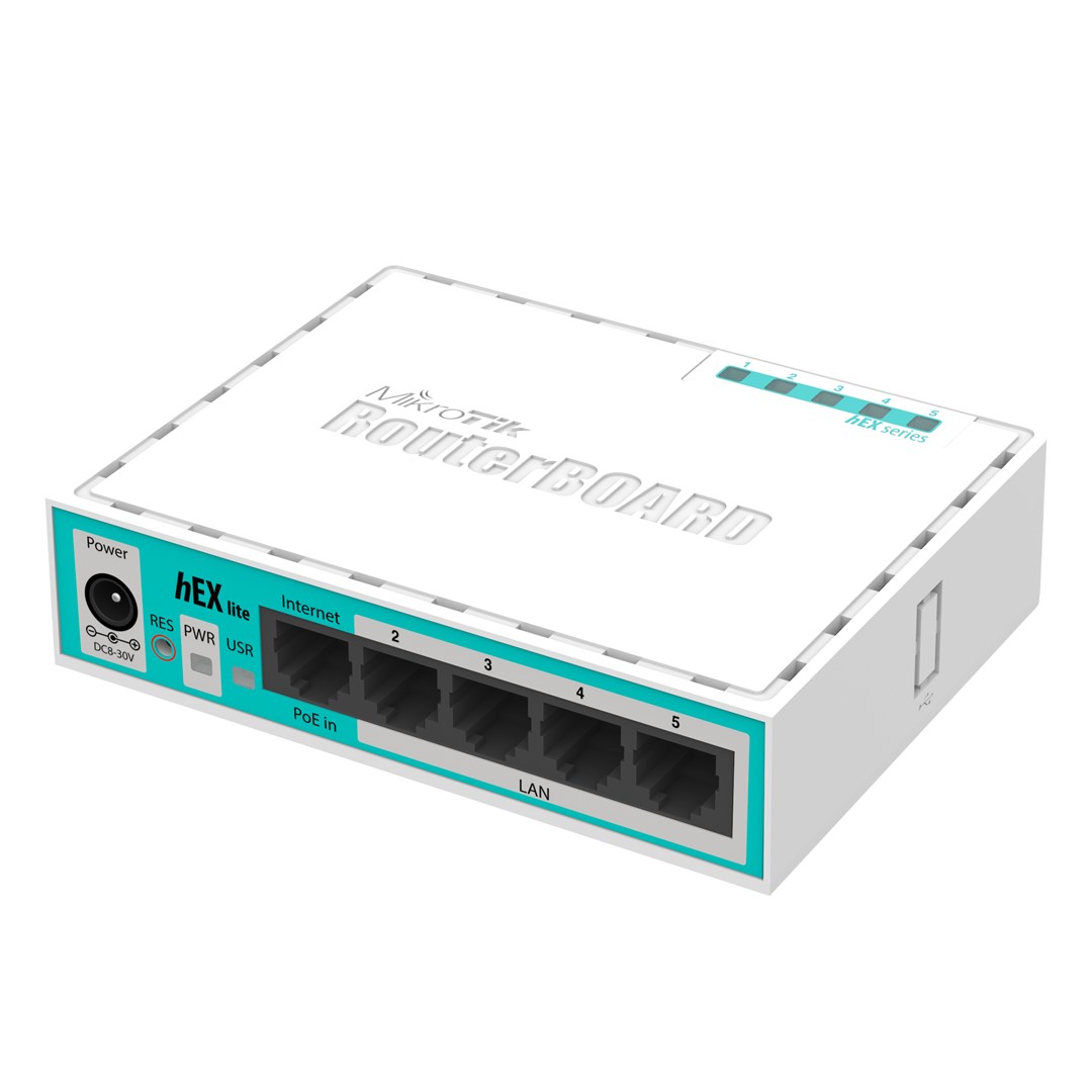 RB750r2 Router, 5x RJ45 100Mbps MikroTik hEX lite - Bild 5