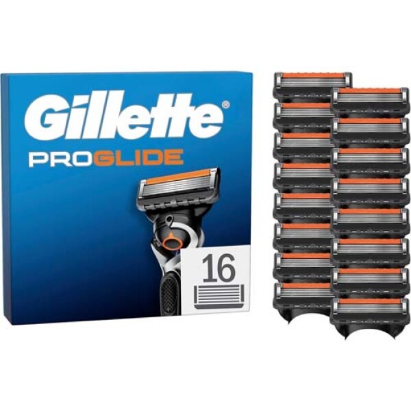 Gillette Fusion5 Proglide 16 Ersatzklingen Mit 2X Gleitstreifen Vor Und Nach Den Klingen Und Neuer Everglide Gleitstreifen Für Unglaubliche Gründlichkeit Und Komfort - Image 2