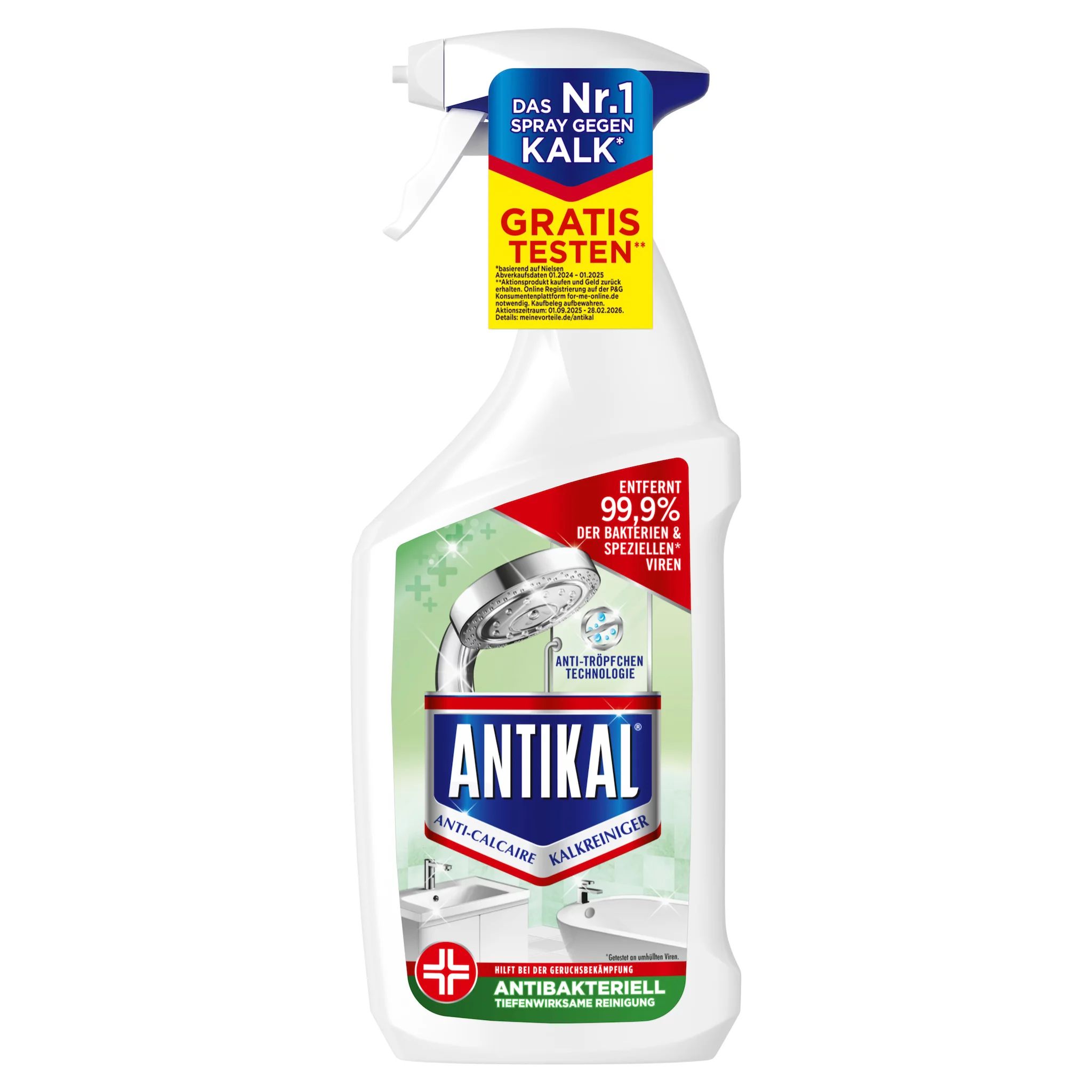 ANTIKAL® Badreiniger Antibakteriell 0,80 L - Image 2