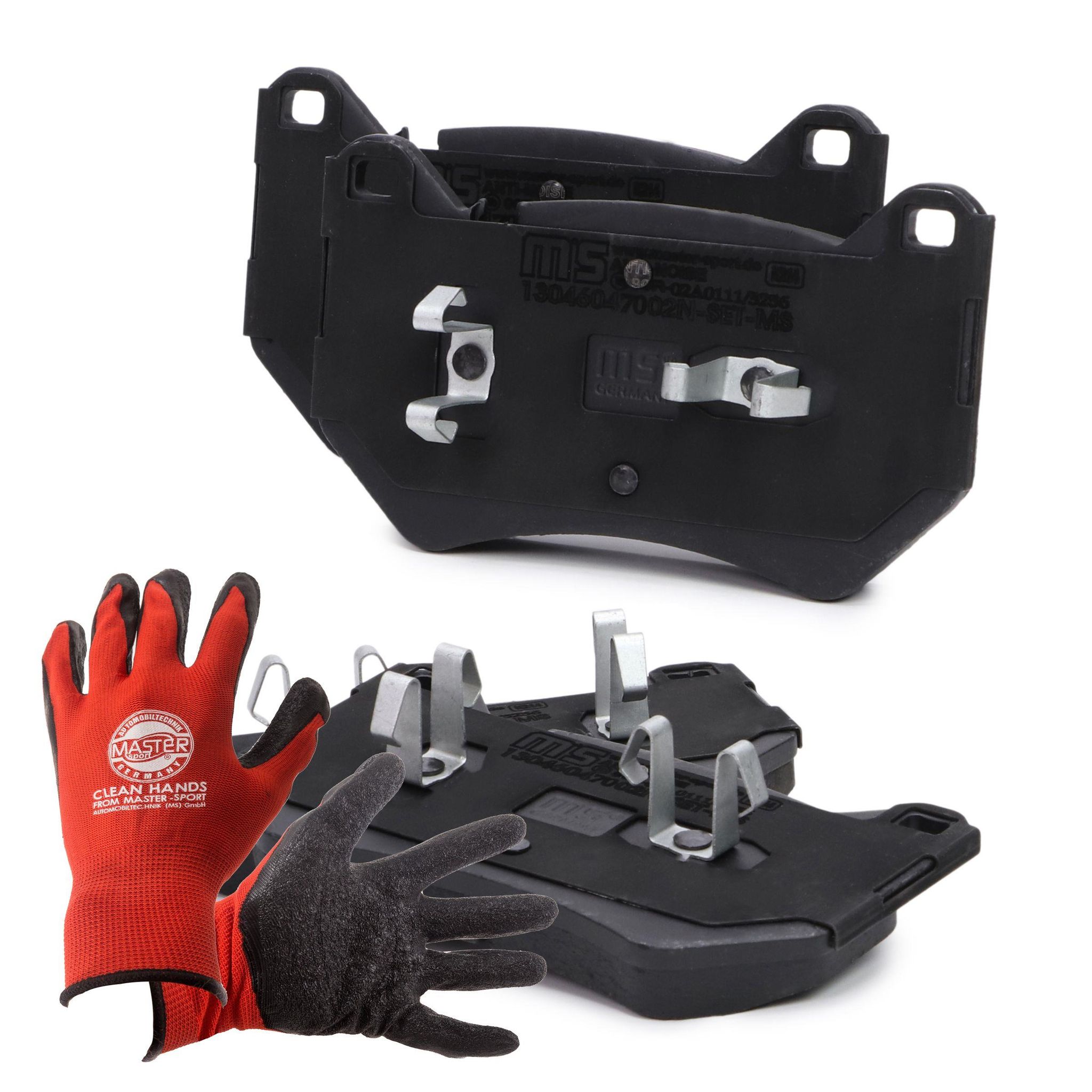 Oem Rot Bremsbeläge "Ms" Premium Vorn Audi Q5 2.0-3.0Dh 06.16- 13046047002N-Set-Ms