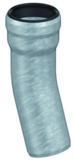 Versilbert Aco Bogen Gm-X Dn70x45gradx1,6 E10045070, 0174.11.64 - Bild 3
