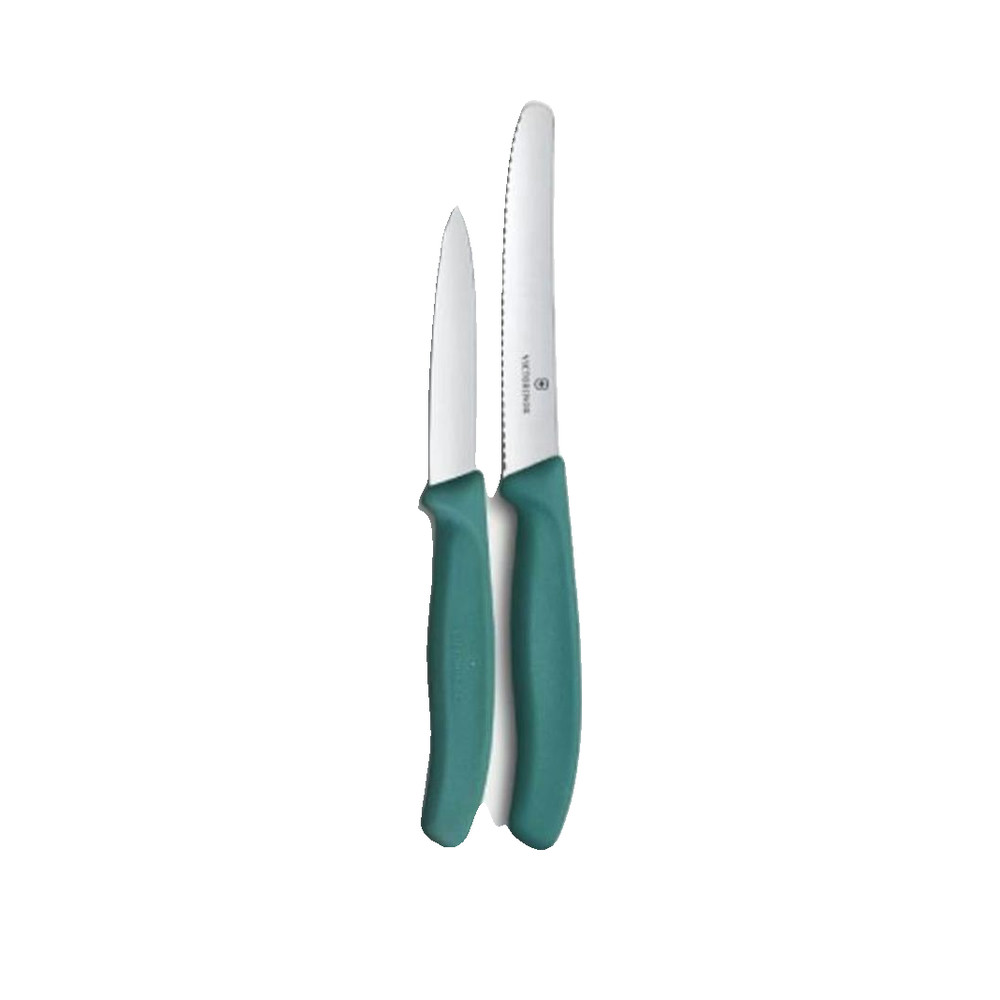 Victorinox Swiss Classic Küchenmesser Set 2tlg. Grün Silber - Bild 5